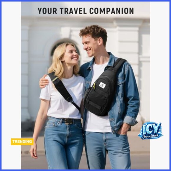Anti-Theft RFID Crossbody Sling Bag Water-Resistant  display picture 3